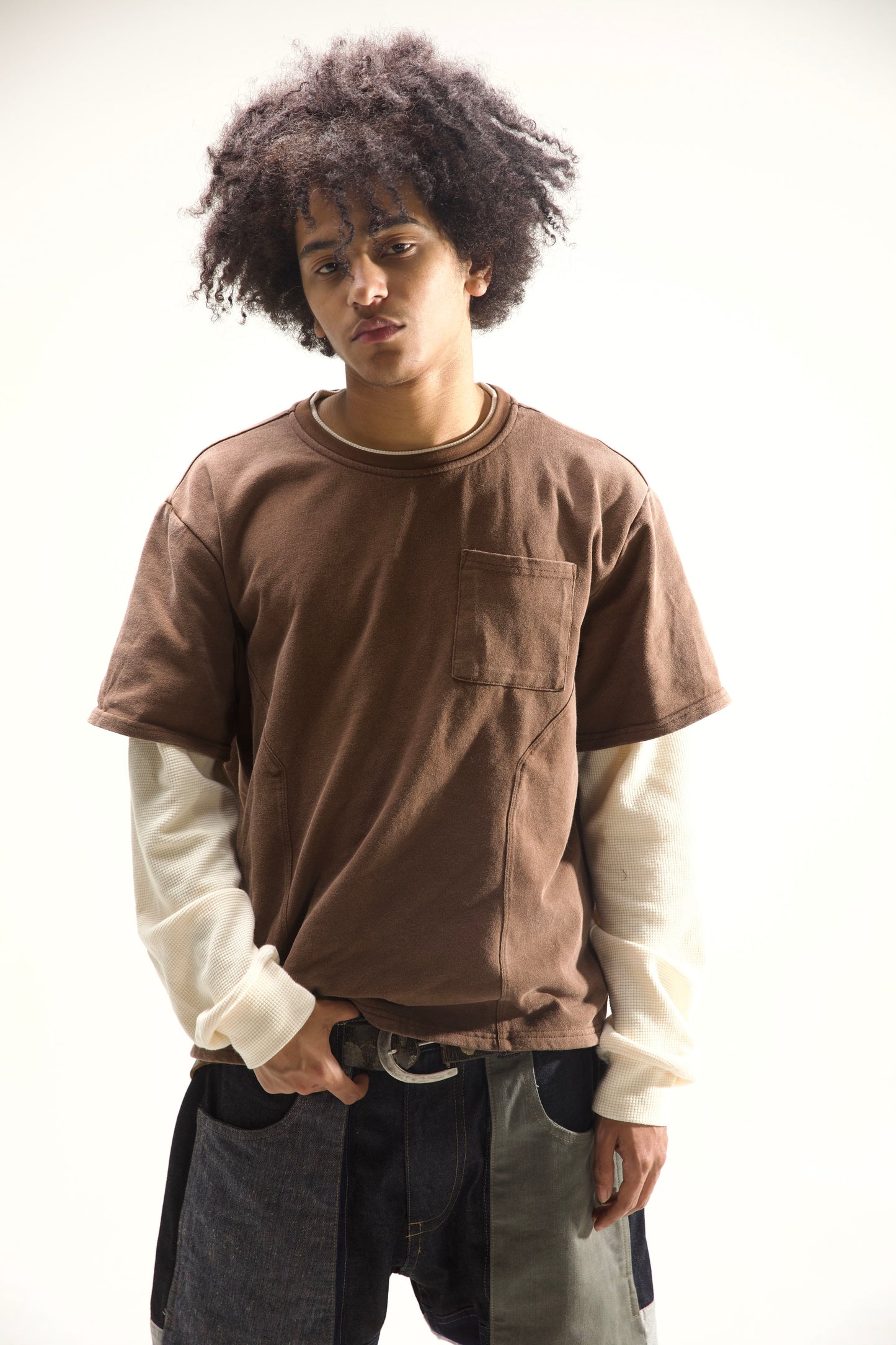 PRINCESS CUT LONGSLEEVE (BROWN)