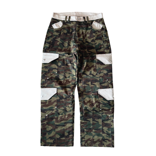 Paneled Camo Cargos 1/1