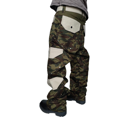 Paneled Camo Cargos 1/1