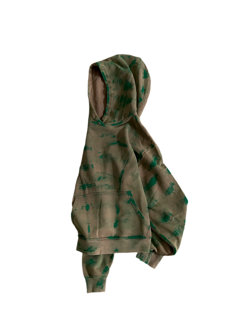 CAMO BRUSHED PRINCESS CUT HOODIE