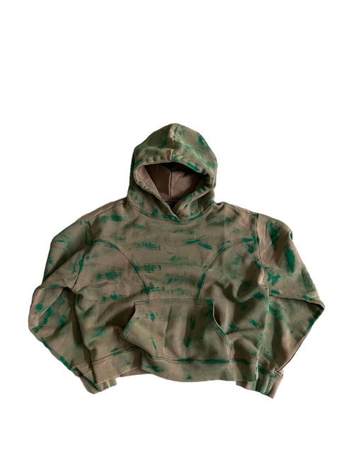 CAMO BRUSHED PRINCESS CUT HOODIE