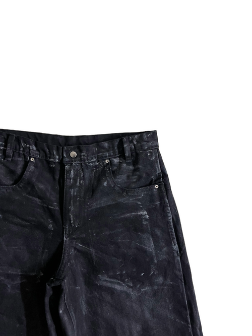 WAXED BLACK JORTS