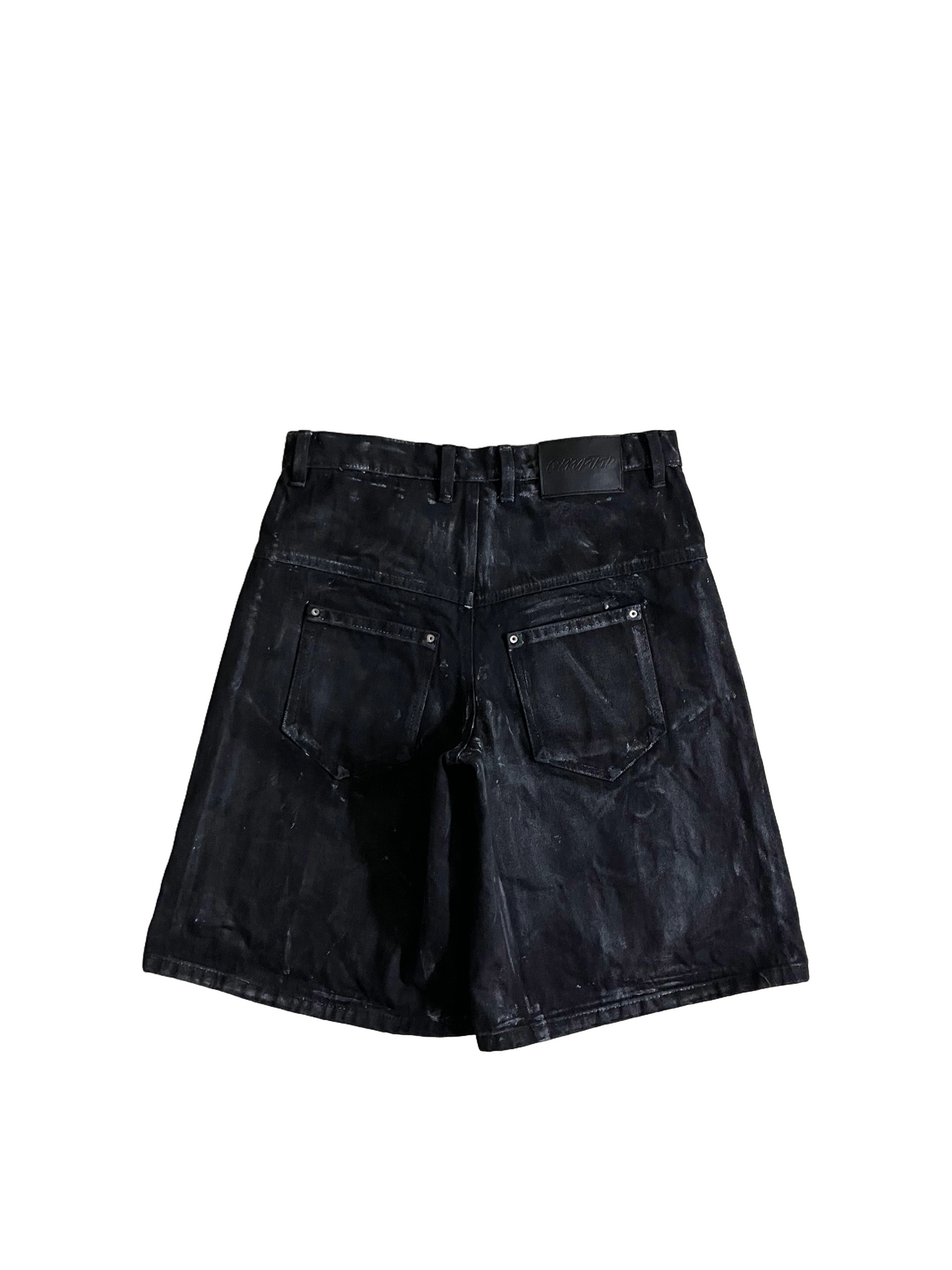 WAXED BLACK JORTS