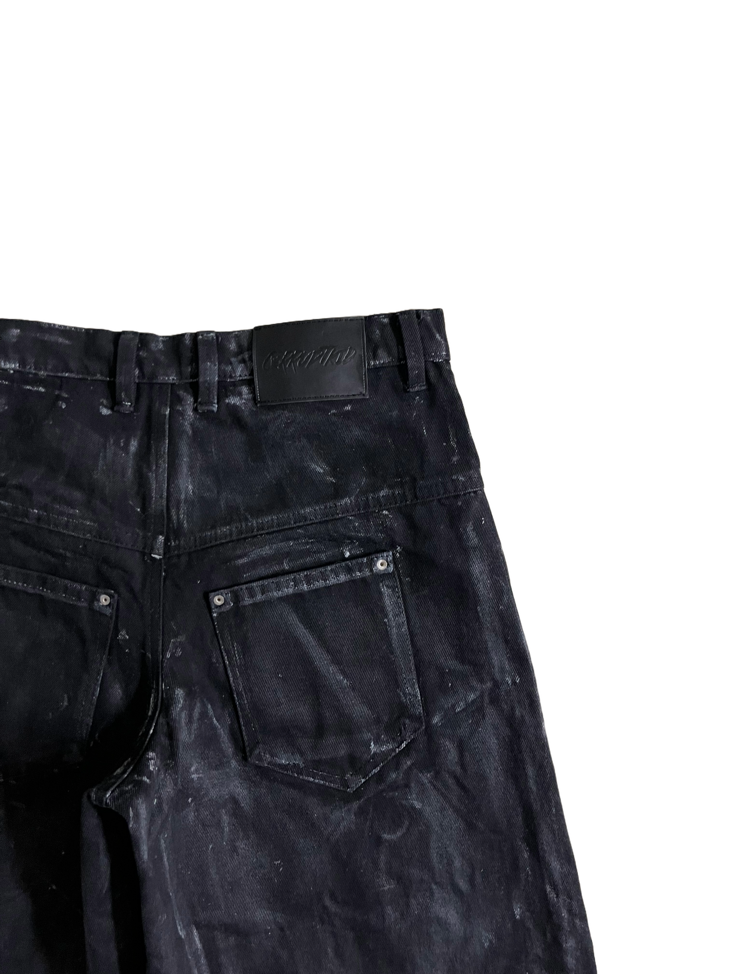 WAXED BLACK JORTS