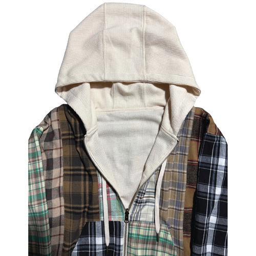 Reversible Flannel Zip-Up