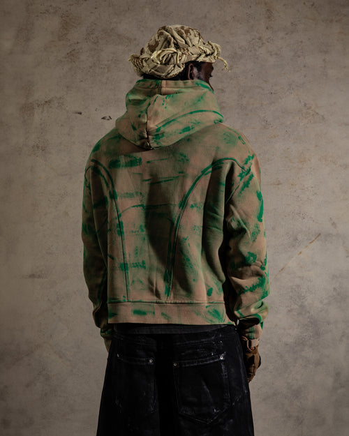 CAMO BRUSHED PRINCESS CUT HOODIE