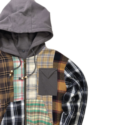 MULTI-FLANNEL ZIP GREY (sample)